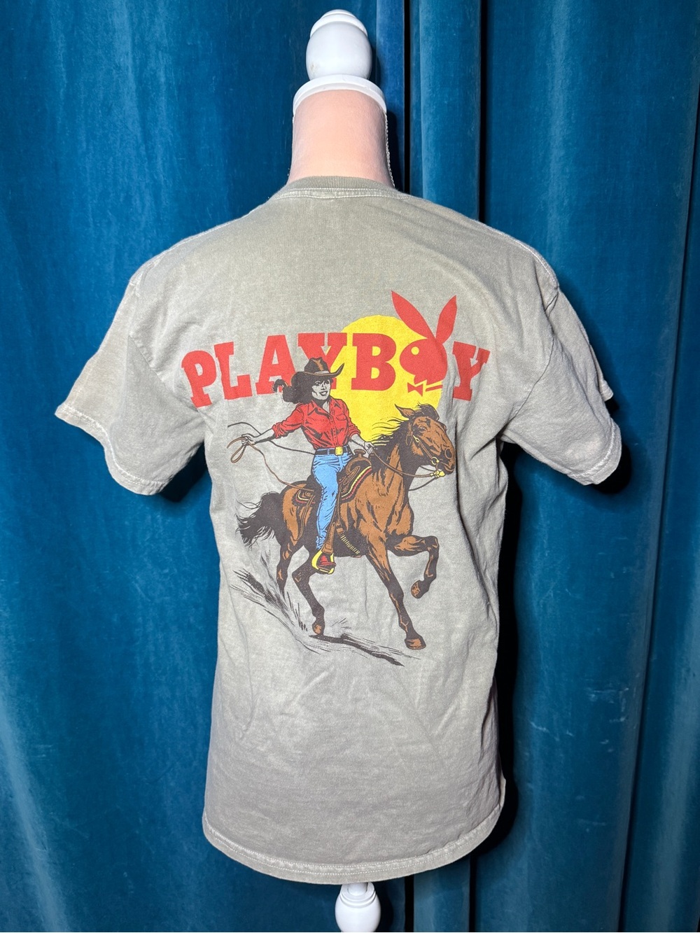 Playboy Men's Graphic Cowboy Tee